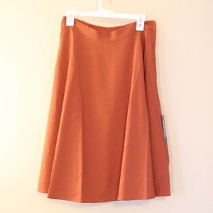 Just This Sway A-Line Skirt - Rust Color